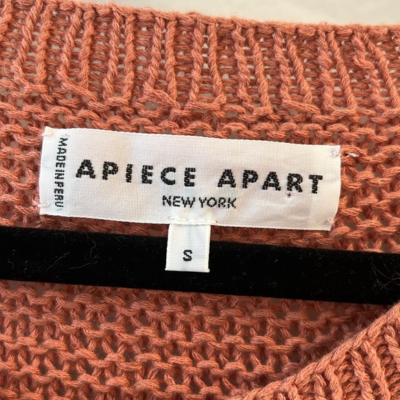 Apiece Apart Cardigan in burnt orange - Size Small - Picture 2 of 7